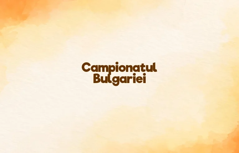 campionatul bulgariei