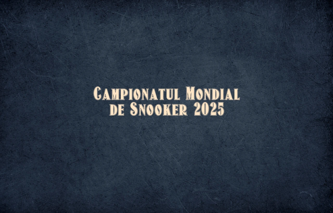 campionatul mondial de snooker 2025