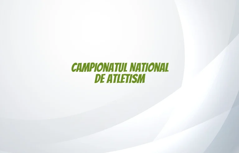 campionatul national de atletism