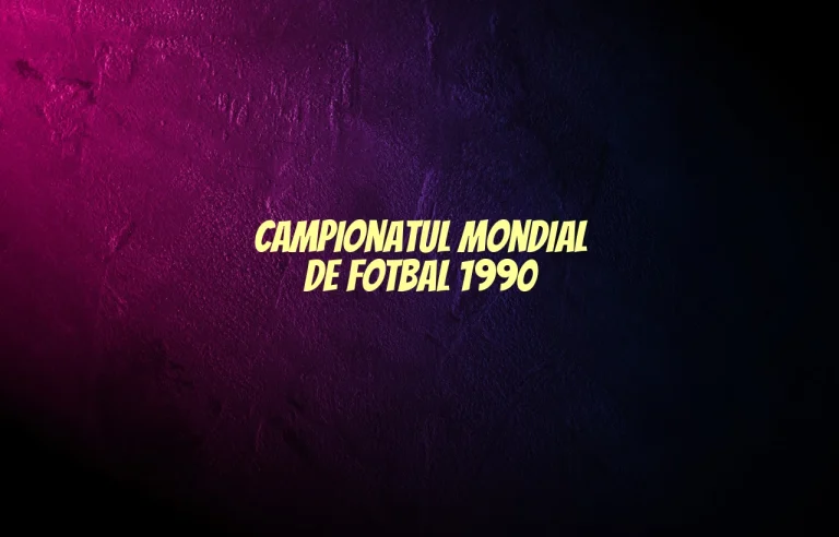 campionatul mondial de fotbal 1990