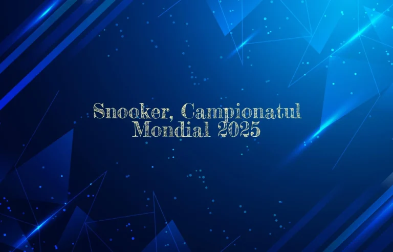 snooker campionatul mondial 2025