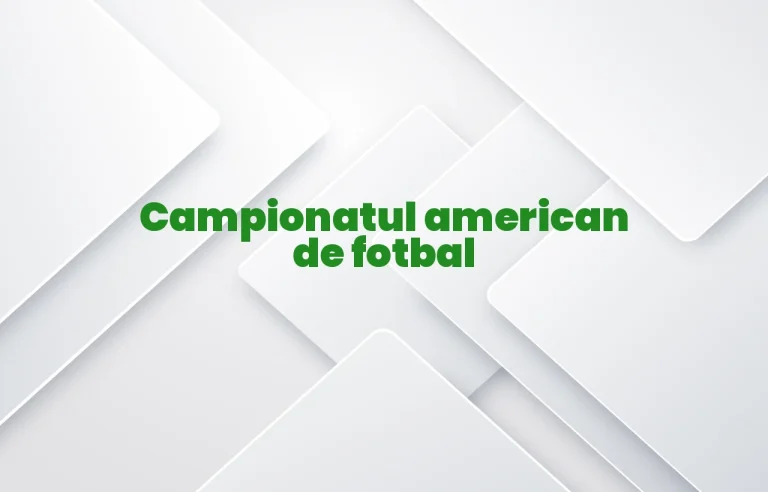 campionatul american de fotbal