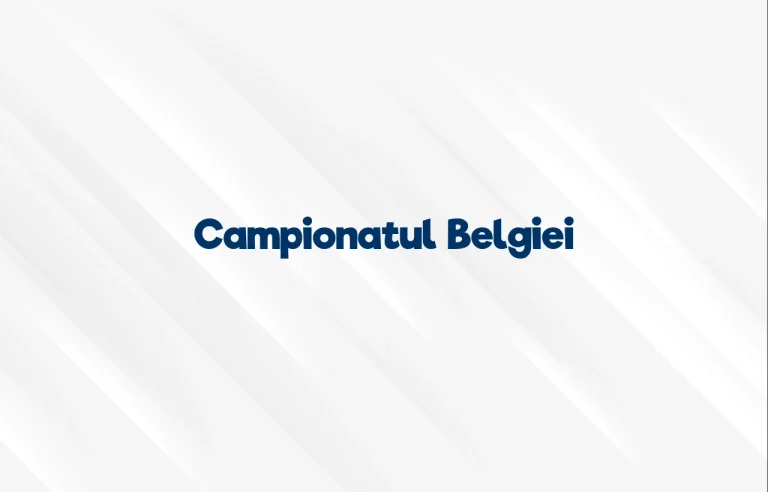 campionatul belgiei